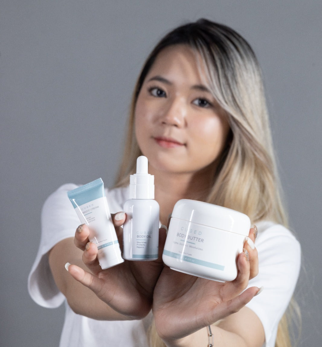 CUBED Body Eczema 4-Step Set