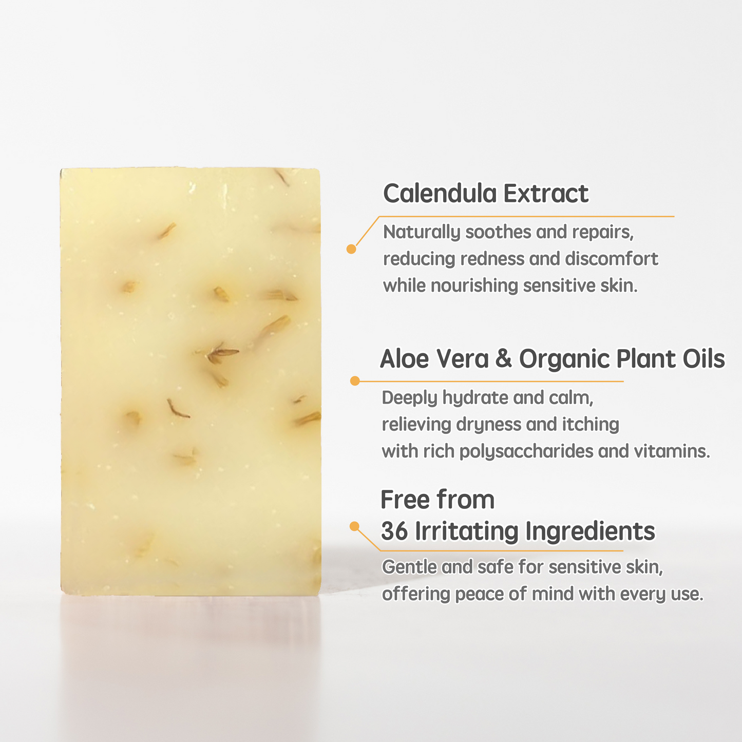 Calendula Soothing Bar Soap (2 pcs)